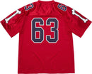 Camiseta Jersey Supreme Bones Football Vermelho